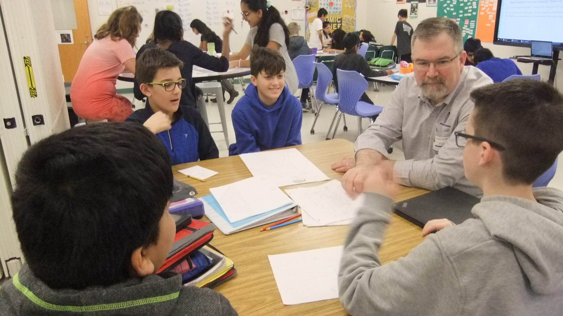 Students learning